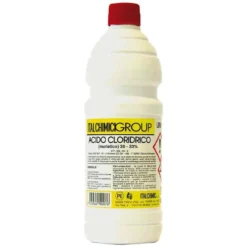 Acido cloridrico muriatico puro al 30-33% lt.1 - lt.5 ITALCHIMICI