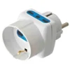 Adattatore triplo da spina schuko a 2 prese bivalenti 10/16amp + 1 schuko ECOVA 30111