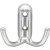 Appendiabiti in metallo a 2 ganci mm.45 x 45 cromo lucido