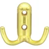 Appendiabiti in metallo a 2 ganci mm.45 x 45 oro lucido
