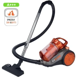 Aspirapolvere ciclonico senza sacchetto VINCO CYCLONE 800W lt.2 con spazzola cani e gatti