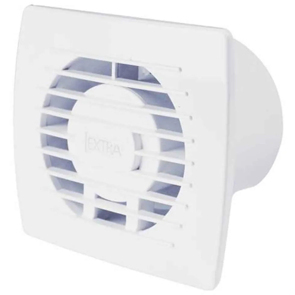 Aspiratore elettrico da muro mm.100 19w bianco VECAMCO per bagni e cucine