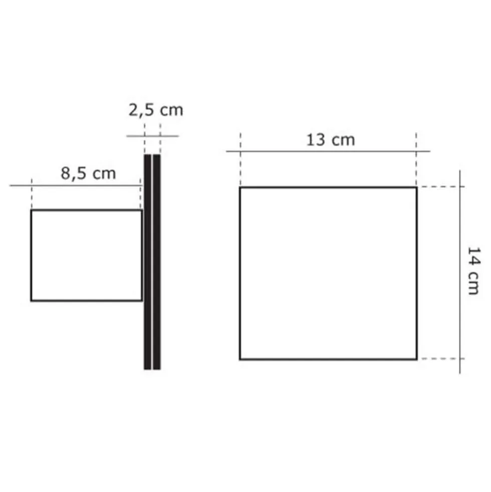 Aspiratore elettrico da muro mm.100 19w silver VECAMCO per bagni e cucine
