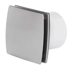 Aspiratore elettrico da muro mm.100 19w silver VECAMCO per bagni e cucine