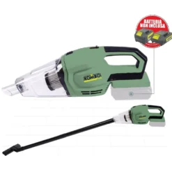 Aspiratore portatile a batteria KOMBO PRO 20V con accessori senza batteria