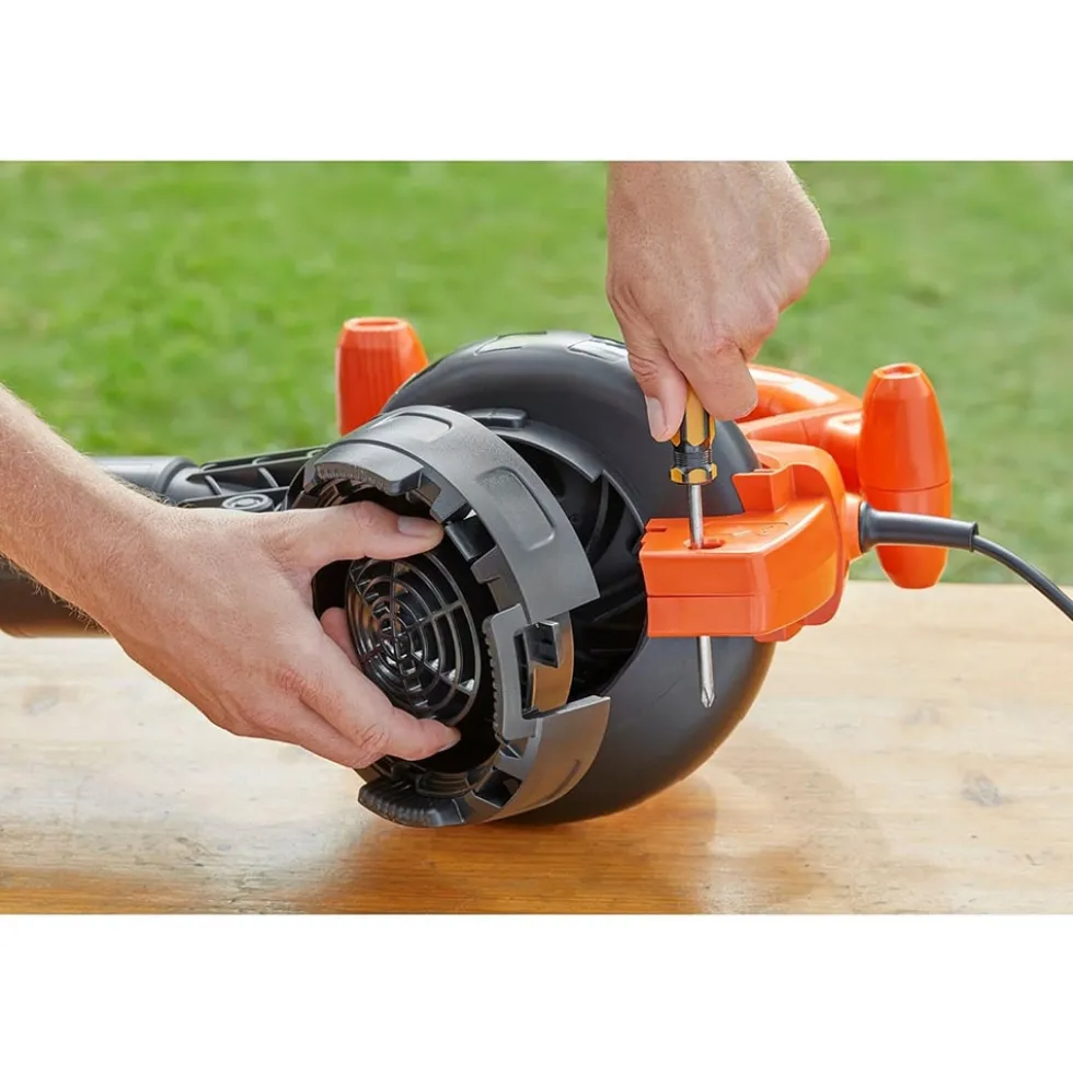 Aspiratore soffiatore trituratore elettrico 2600W BLACK+DECKER BEBLV260