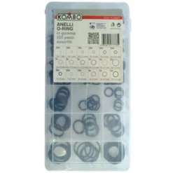 Assortimento guarnizioni in gomma o-ring 225 pz. KOMBO
