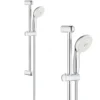 Asta saliscendi per doccia GROHE NEW TEMPESTA 100 con doccetta anticalcare a 3 getti GROHE 27598001