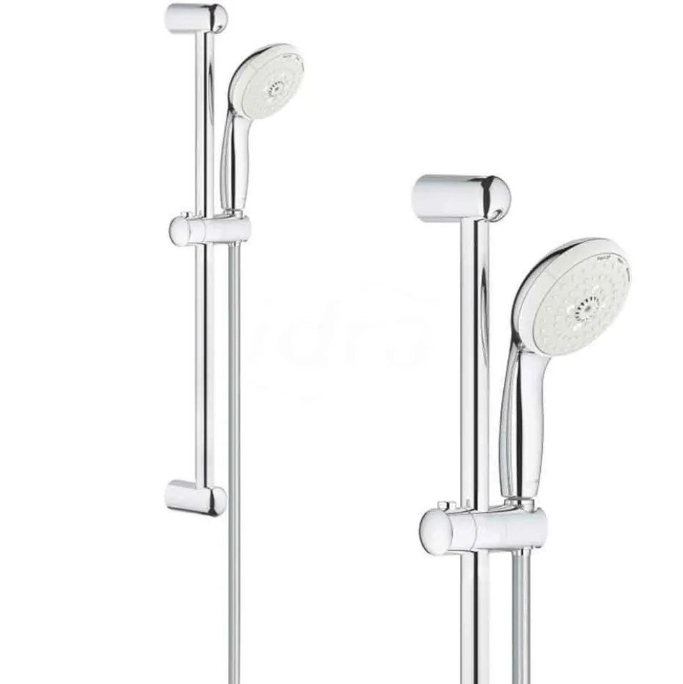 Asta saliscendi per doccia GROHE NEW TEMPESTA 100 con doccetta anticalcare a 3 getti GROHE 27598001
