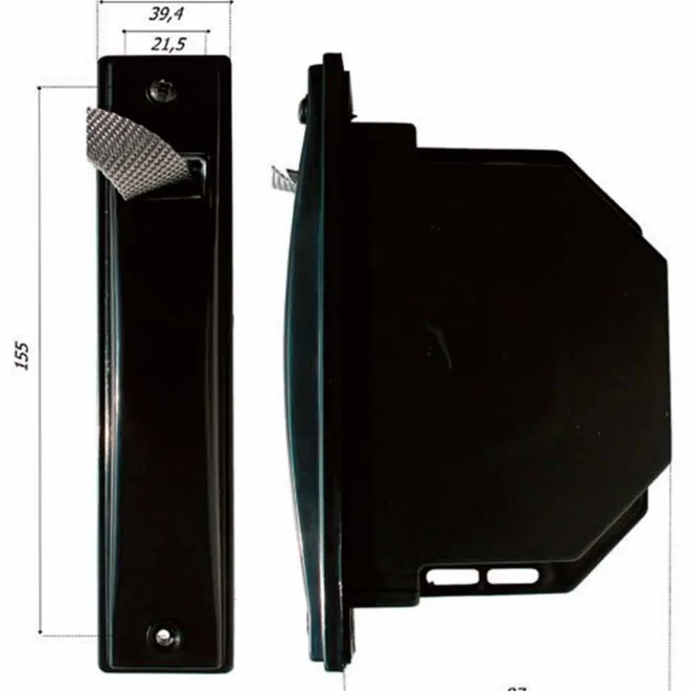 Avvolgitore semincasso con cintino stretto mt.6 con placca e cassetta