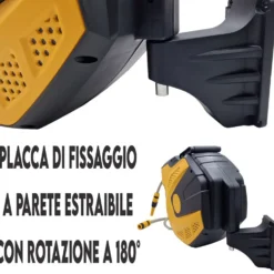 Avvolgitubo automatico a parete kit tubo mt.15 x 1/2
