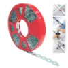 Bandella forata in acciaio zincato mm.12 x 0,8 x 10 mt. NOBEX NB13697 per chiodi a percussione