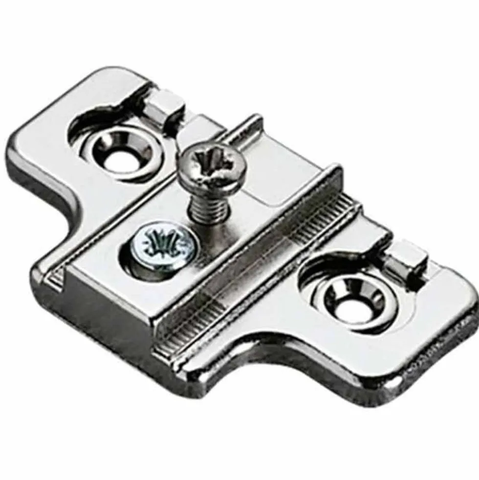 Basetta Salice B383E09 asimmetrica regolabile alt.0 per cerniere