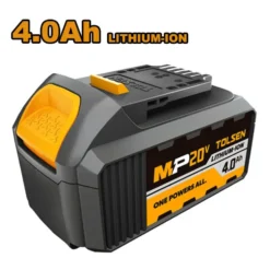 Batteria al litio 20V 4.0Ah TOLSEN 87474 per utensili a batteria MP20V TOLSEN