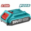 Batteria 20V 2Ah litio per utensili a batteria TOTAL One Battery P20S