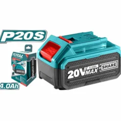Batteria 20V 4Ah litio per utensili a batteria TOTAL One Battery P20S