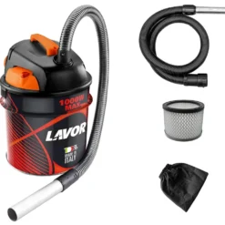 Bidone aspiracenere 1000W lt.18 LAVOR ASHLEY 901 con accessori