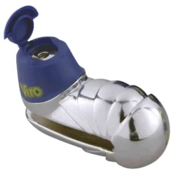 Blocca disco corazzato VIRO ARMADILLO cromato mm.10 per moto e scooter