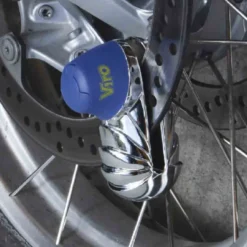 Blocca disco corazzato VIRO ARMADILLO cromato mm.10 per moto e scooter