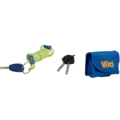 Blocca disco corazzato VIRO ARMADILLO cromato mm.10 per moto e scooter