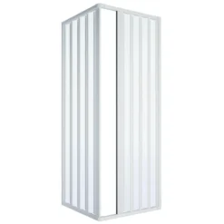 Box doccia a soffietto in pvc 2 lati cm.70 x 90 riducibile mod. LORIS linea lux