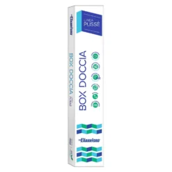 Box doccia a soffietto in pvc 2 lati cm.80 x 80 riducibile mod. ROSY linea plissè