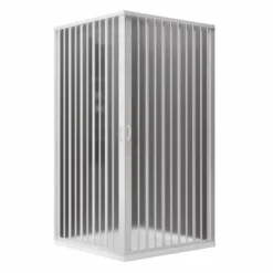 Box doccia a soffietto in pvc 2 lati cm.70 x 70 riducibile mod. ROSY linea plissè