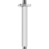 Braccio doccia a soffitto cromato quadro 1/2" cm.30 con rosone