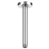 Braccio doccia a soffitto tondo cromato 1/2" d.24 cm.30 con rosone