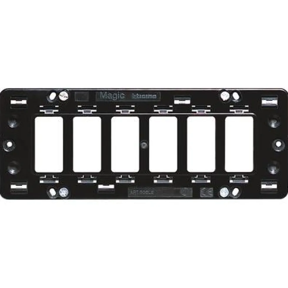 BTICINO 506LS Supporto 6 posti c/viti per serie MAGIC o MASTER