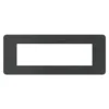 BTICINO MatixGO Placca 7 posti Black Nickel