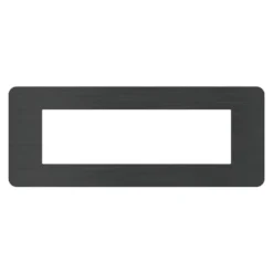 BTICINO MatixGO Placca 7 posti Black Nickel