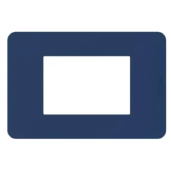 BTICINO MatixGO Placca 3 posti Blue