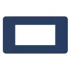 BTICINO MatixGO Placca 4 posti Blue