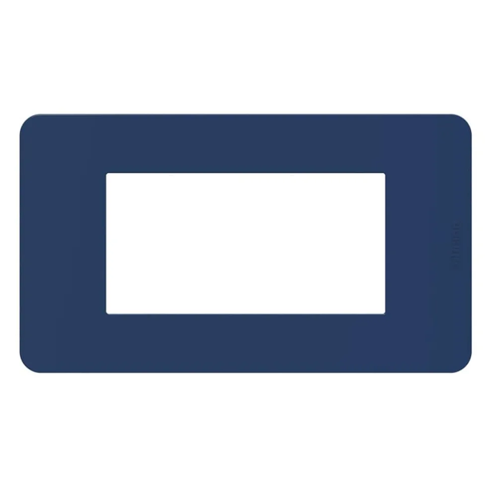 BTICINO MatixGO Placca 4 posti Blue