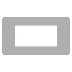 BTICINO MatixGO Placca 4 posti Grigio