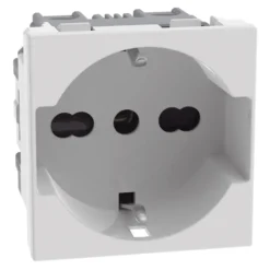 BTICINO MatixGO Presa schuko italia P40 2P+T 16A bianca