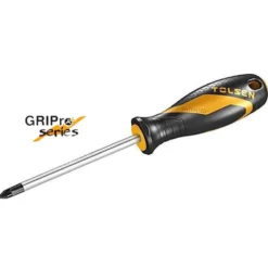 Cacciavite magnetico a croce punta philips PH2 x 100 con manico ergonomico GRiPro TOLSEN