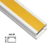 Canalina elettrica adesiva coprifili mm.20 x 10 cf.20 mt.