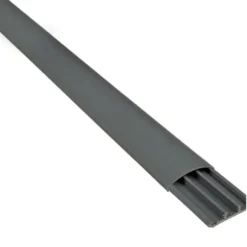 Canalina elettrica calpestabile da pavimento mm.75 x 20 grigia mt.2