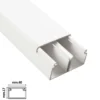 Canalina elettrica coprifili bianca mm.40 x 17 con 2 scomparti barra mt.2