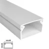 Canalina elettrica coprifili bianca mm.40 x 25 barra mt.2