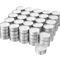 Candele tea light bianche "Made in Italy" dm.38 cf.100 pz.