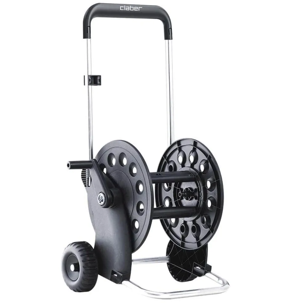 Carrello avvolgitubo CLABER ECOSEI per tubo giardino 60 metri da 1/2"