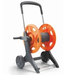 Carrello avvolgitubo GF EUROTANK 60 completo di raccordi per 60 mt. di tubo da 1/2"