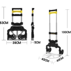 Carrello portapacchi pieghevole multiuso HYTAMA FOLD SHOP max 100 kg.