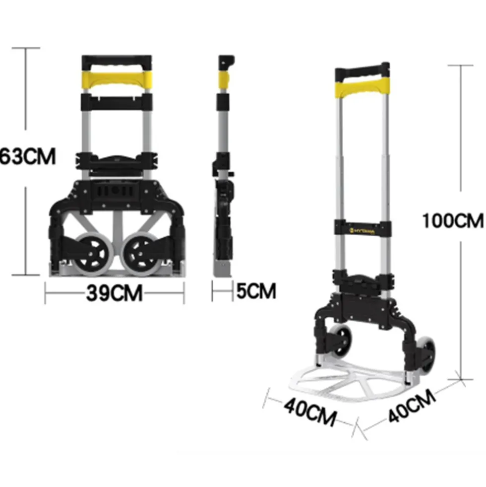 Carrello portapacchi pieghevole multiuso HYTAMA FOLD SHOP max 100 kg.
