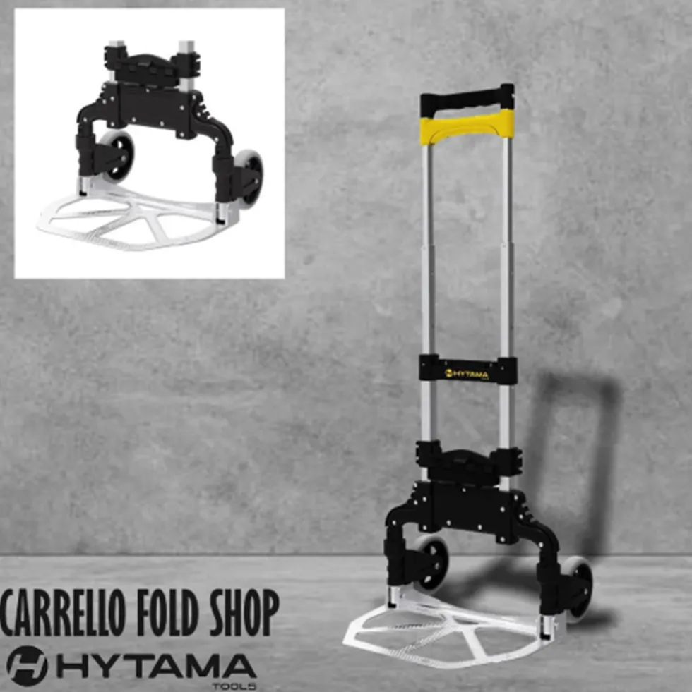 Carrello portapacchi pieghevole multiuso HYTAMA FOLD SHOP max 100 kg.