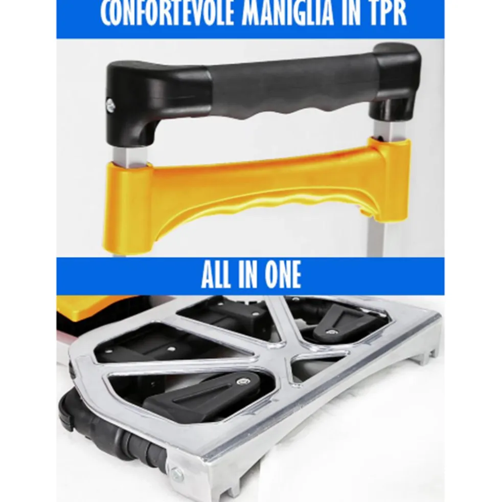 Carrello portapacchi pieghevole multiuso HYTAMA FOLD SHOP max 100 kg.