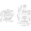 Cartuccia HYDROPLAST FX25 mm.25 con distributore per rubinetto miscelatore monocomando